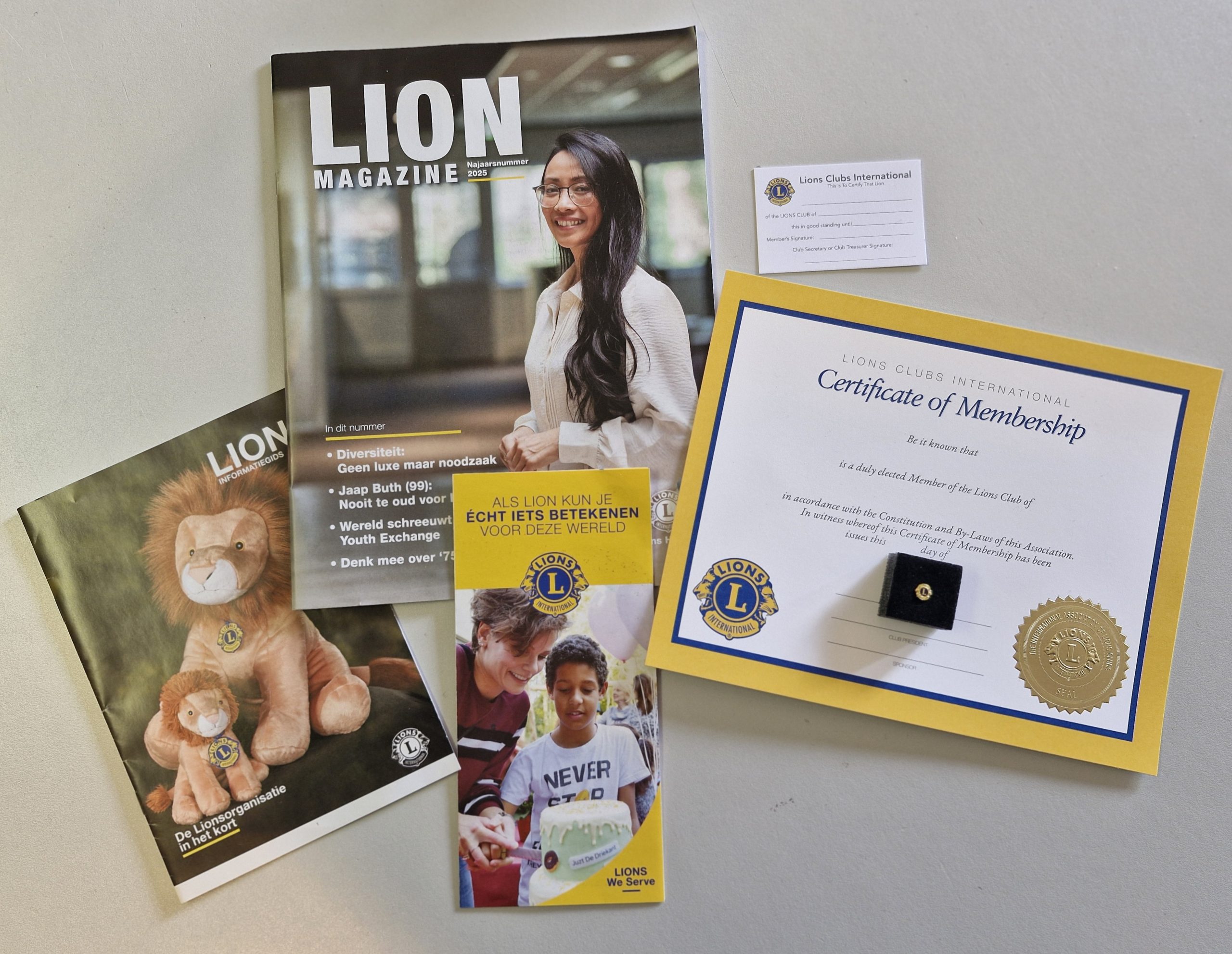 Installatieset nieuwe leden