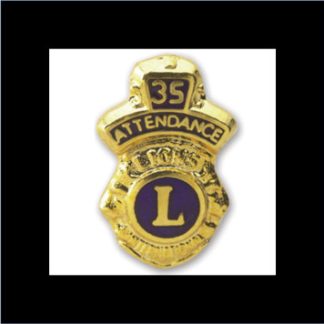 Draagspeld 35 jarig lidmaatschap