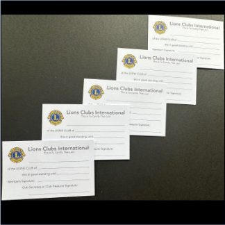 10x Lidmaatschaps kaartje