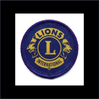 Lions geborduurd embleem