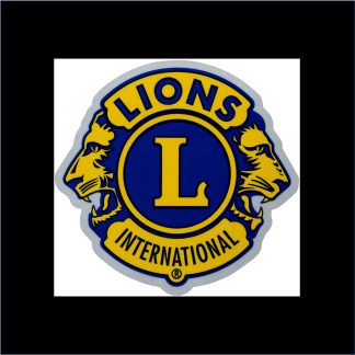 Lions Sticker voor binnenkant ruit